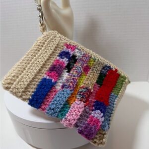 Crochet Wristlet Colorful